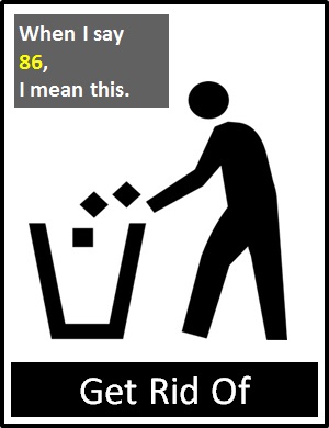 meaning of 86