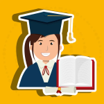 vector image of a teacher to illustrate an academic look at GPT