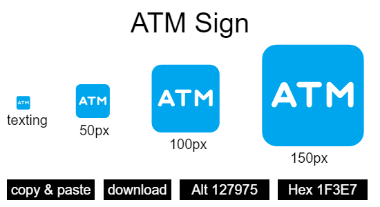 ATM Sign emoji