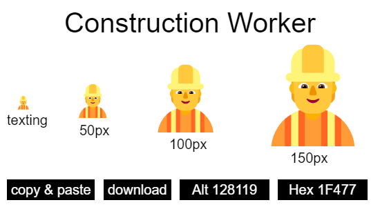 Construction Worker emoji