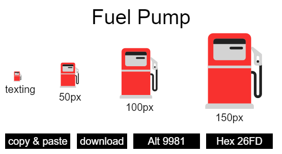 Fuel Pump emoji