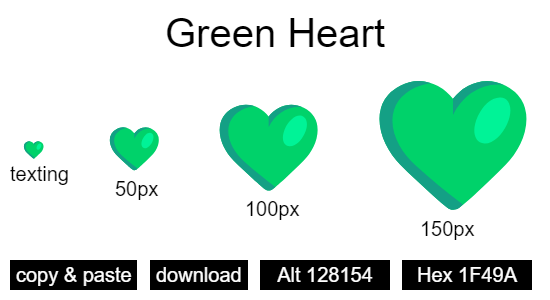 Green Heart emoji
