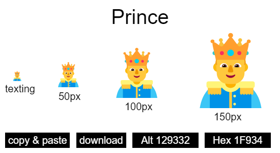 Prince emoji