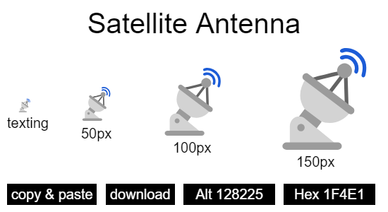 Satellite Antenna emoji