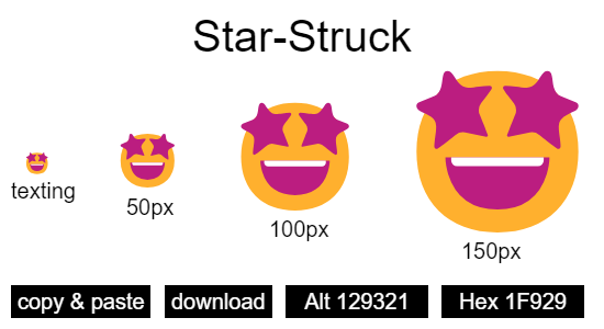 Star-Struck emoji
