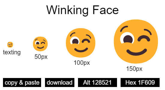 Winking Face emoji