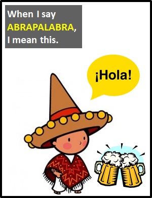 meaning of ABRAPALABRA