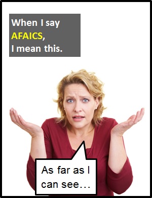 meaning of AFAICS
