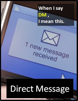 meaning of DM
