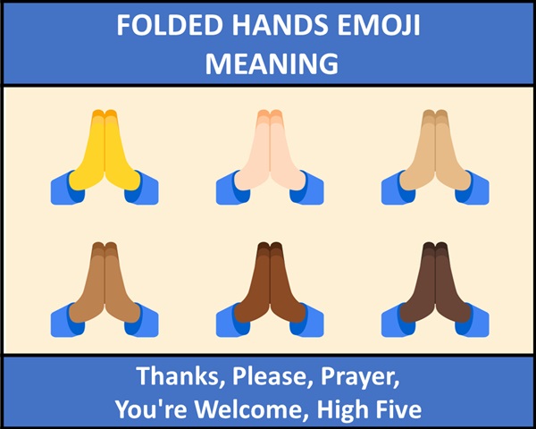 meaning of Folded Hands Emoji