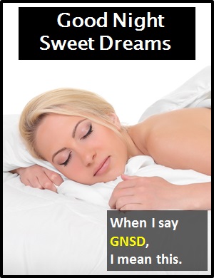 Sleep And Sweet Dreams Porn - GNSD | What Does GNSD Mean?