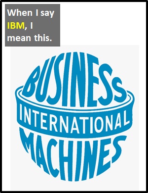 What Does Ibm Mean on Snapchat?