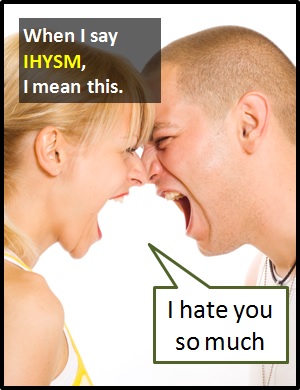 meaning of IHYSM