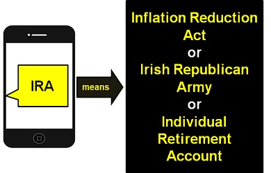 meaning of IRA