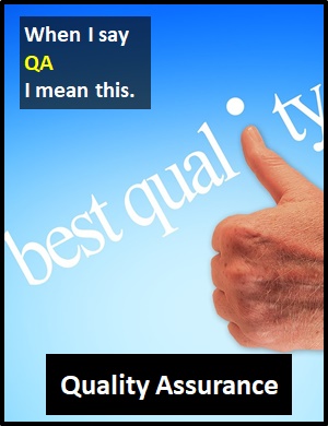meaning of QA