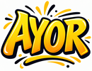 Colorful image for AYOR showing the letters 'AYOR'
