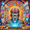 image for Brainrot showing a person decaying at a computer
