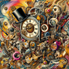 image for Dada as an Avant-Garde Art Movement, showing a chaotic piece of art
