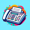 image for Fax, No Printer, showing a cartoon fax machine