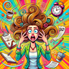 image for Menty B, showing a woman looking humorously agitated