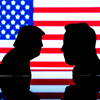 image for DOGE as Department of Government Efficiency, showing silhouettes of Elon Musk & Donald Trump