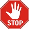 image for STTM, showing a hand on a stop sign
