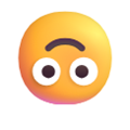 image for TYVM showing the upside down face emoji