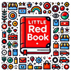 image for Xiaohongshu, showing a bright red book surrounded by icons representing shopping, fashion, beauty, and lifestyle