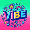 image for YKTV, with a bright and energetic background and abstract shapes and patterns