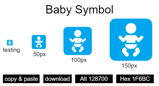 Baby Symbol emoji