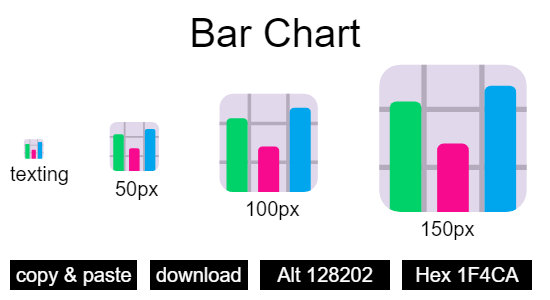 Bar Chart emoji