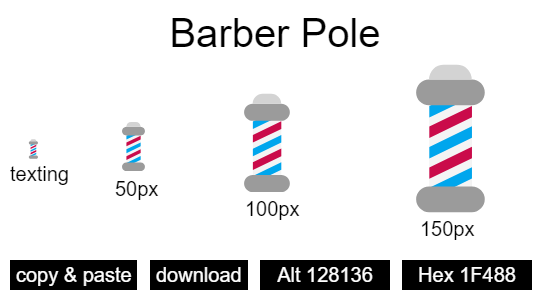 Barber Pole emoji