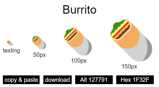 Burrito emoji