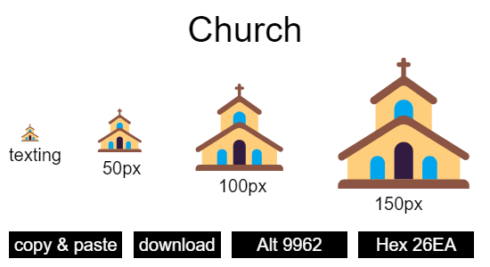 Church emoji