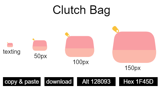 Clutch Bag emoji