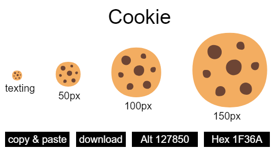 Cookie emoji