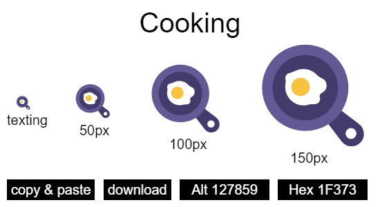 Cooking emoji