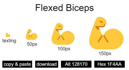 Flexed Biceps emoji