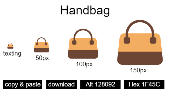 Handbag emoji