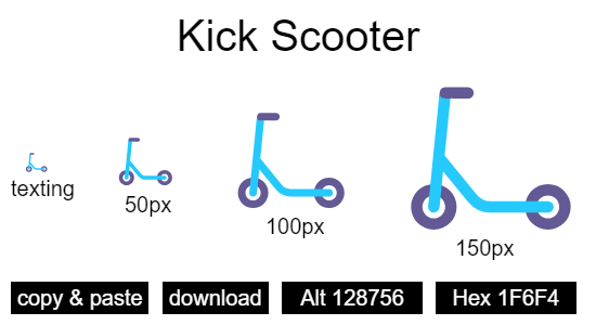 Kick Scooter emoji