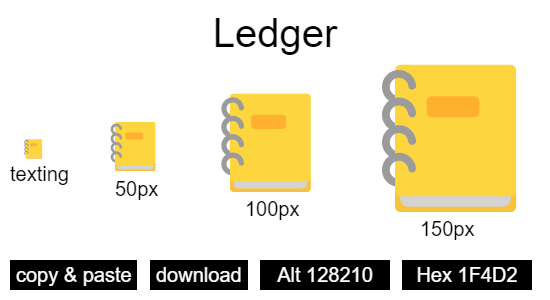 Ledger emoji