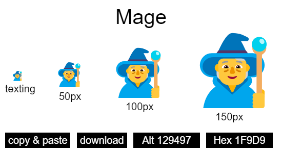 Mage emoji