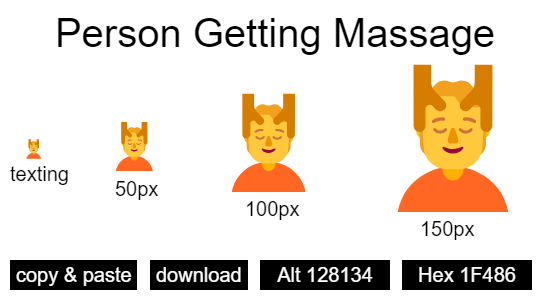 Person Getting Massage emoji