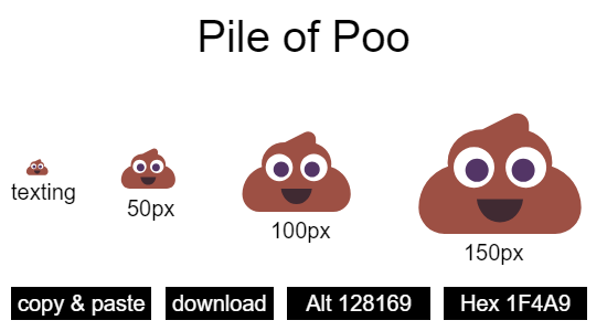 Pile of Poo emoji