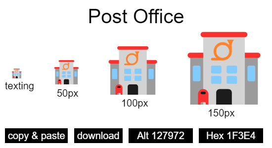 Post Office emoji