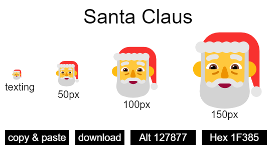 Santa Claus emoji