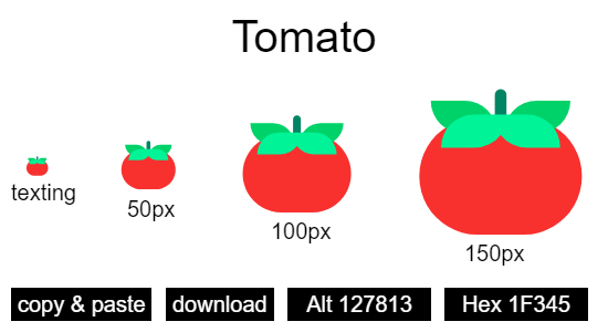 Tomato emoji