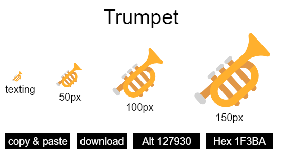 Trumpet emoji