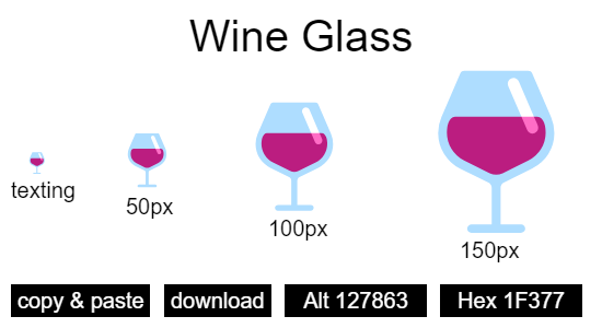 Wine Glass emoji