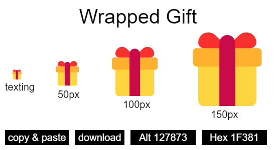Wrapped Gift emoji